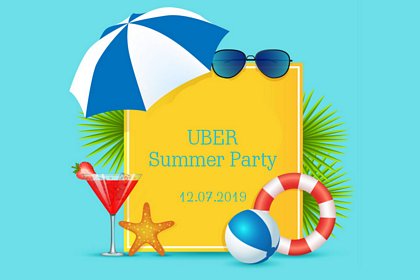 UBER summer party 2019 impreza z fotobudką